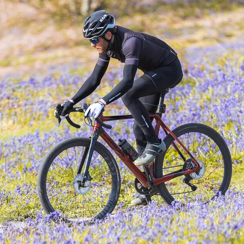 Vista 4 de GripGrab Calentadores de piernas de ciclismo para primavera y otoño, antideslizantes, ligeros, delgados, transpirables, para las piernas