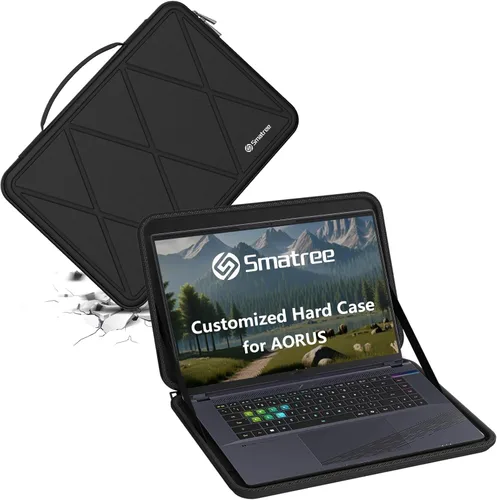Vista 20 de Smatree Funda protectora rígida de EVA compatible con portátil GIGABYTE U4 UD de 14 pulgadas, GIGABYTE de 14 pulgadas, funda de transporte