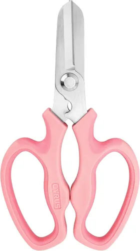 Vista 8 de CYRUS Tijeras de jardín Podadora con dientes de sierra Tijeras de poda Flor afilada (Azul con diente de sierra) Anti-Slip Ergonomic Grips Florist