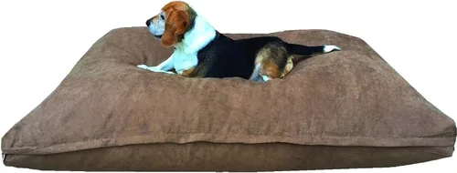 Vista 13 de Almohada ortopédica prémium con espuma viscoelástica para cama de perro, con revestimiento interior impermeable y cubierta externa de microgamuza