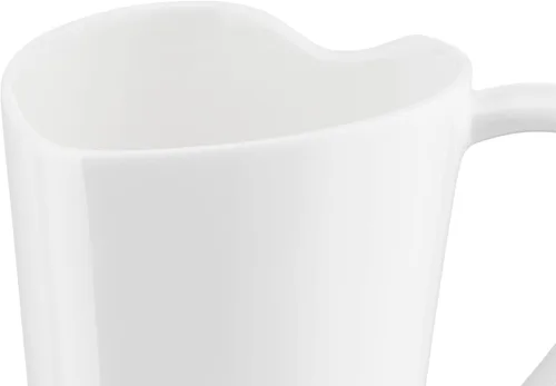 Vista 2 de Alessi Taza "To" en porcelana de hueso, plata