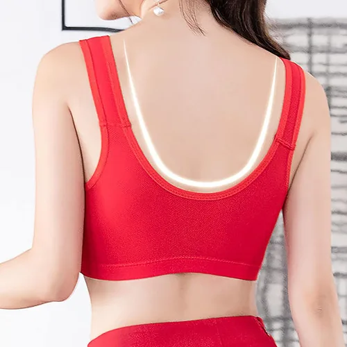 Vista 28 de Brasier sin aros para mujer, brasier sin aros, cómodo brasier sin varillas, ropa interior diaria