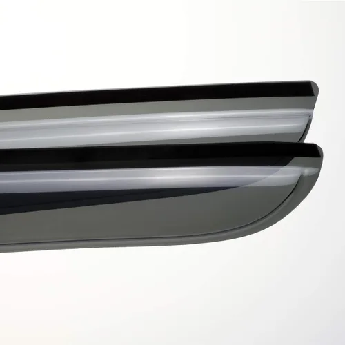 Vista 8 de Viseras de ventana para Nissan Rogue 2009-2013, Rogue Select 94076 2014-2015 4pcs Outside Tape-on Rain Guards Dark Smoke Window Vent Deflector