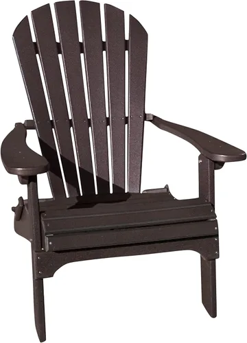Vista 16 de Phat Tommy Silla Adirondack plegable – Silla Adirondack de polietileno de polietileno de alta densidad – resistente plástico reciclado – Muebles