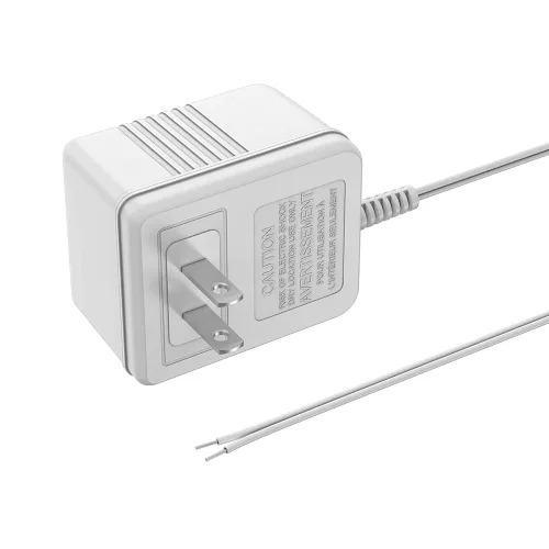 Vista 7 de Transformador de timbre de 26 pies, 24 V, 500 mA, compatible con todas las versiones de anillo, Nest, Arlo, Amcrest, Logitech, Wyze, Eufy