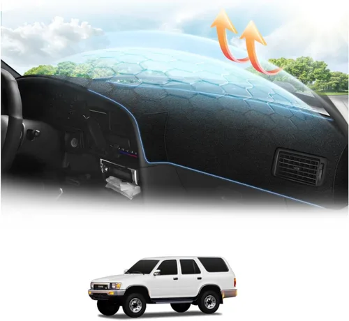 Vista 14 de CARTIST Cubierta de tablero Compatible con Toyota 4Runner 2010-2023 2024 Cubierta de tablero para 4Runner Accesorios Alfombra antideslizante