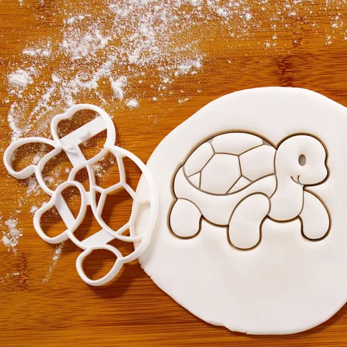Vista 2 de Lindo cortador de galletas de tortuga, 1 pieza - Bakerlogy