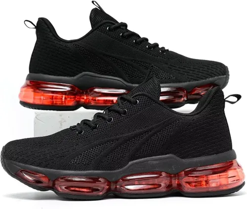 Vista 7 de Zapatillas de correr para hombre con cojín de aire, zapatillas de deporte de moda, informales, tenis, caminar, atléticos, zapatillas para hombre
