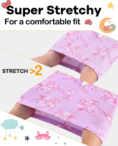 Vista 3 de Pijamas de Navidad para niños y niñas de 18 meses-12 años, ropa de dormir 100% algodón