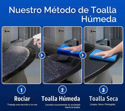 Vista 4 de Cera húmeda o sin agua para lavado de autos (concentrado de 8 onzas líquidas)