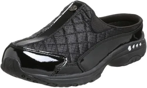 Vista 8 de Easy Spirit Women's Traveltime Clogs Charol negro