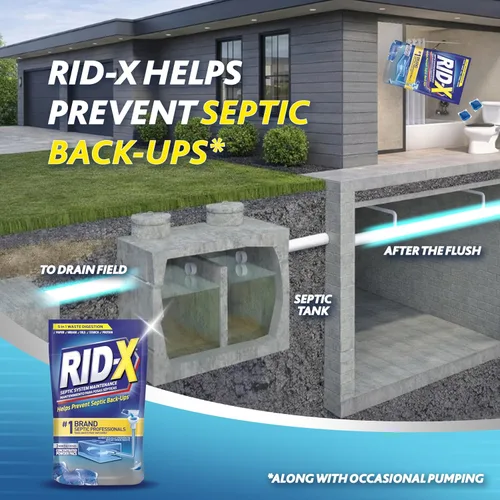 Vista 2 de Rid-X Tratamiento del sistema de tanque séptico, tratamiento de tanque séptico, 3.2 onzas
