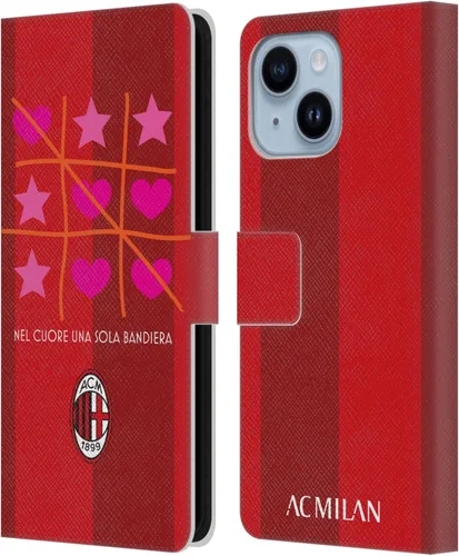 Vista 75 de Head Case Designs Officially Licensed AC Milan Dream Big Children Leather Wallet Case Compatible with Apple iPhone 11