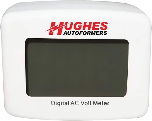 Vista 3 de Power Watchdog Hughes Autoformers DVM de doble color, voltímetro digital LED Lector de voltaje de CA enchufable para tomas de RV, marinas