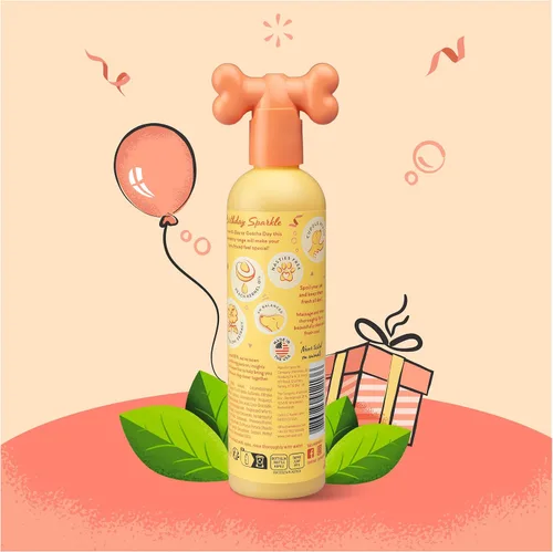 Vista 2 de Pet Head Birthday Sparkle Champú para perros, aroma de algodón de azúcar, champú para perros con piel sensible, regalo de cumpleaños para perros