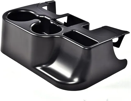 Vista 6 de PIT66 Soporte para taza de consola central, compatible con Dodge Ram 1500 2500 3500 2003-2012 negro mate 6L3Z-18264A01-B