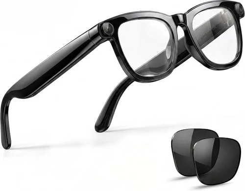 Vista 11 de EarlySincere Gafas inteligentes AI, cámara POV de 8MP 4K, video HD EIS
