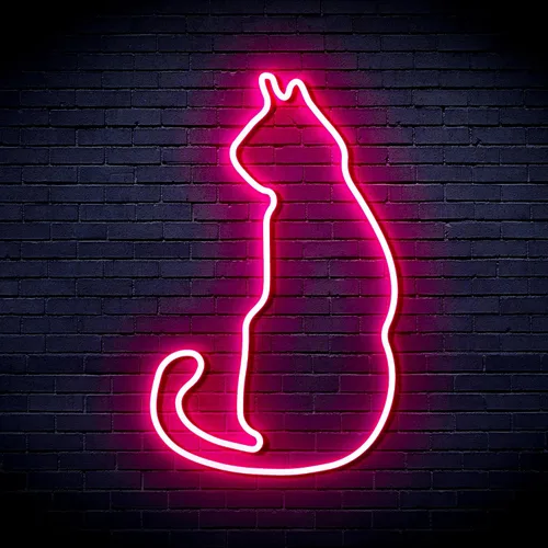 Vista 17 de ADVPRO Cat Flex Silicone LED Neon Sign - Blue - st16s32-fnu0083-b