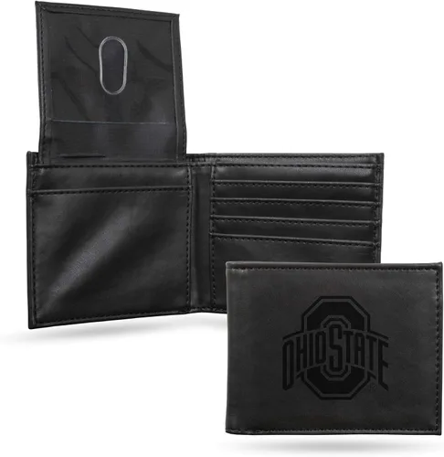 Vista 44 de NCAA Rico Industries Cartera Billetera con Grabado Láser Cartera Billetera con Grabado Láser - Diseño Delgado - Gran Regalo