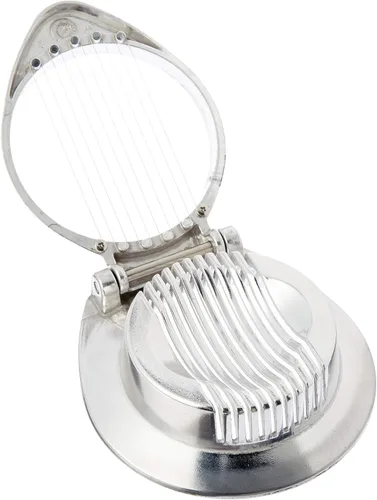 Vista 2 de Winco, Cortadora de huevos redonda de aluminio, mediana