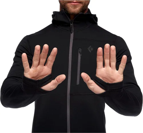 Vista 6 de Black Diamond Coefficient - Sudadera con capucha de forro polar de manga larga para hombre