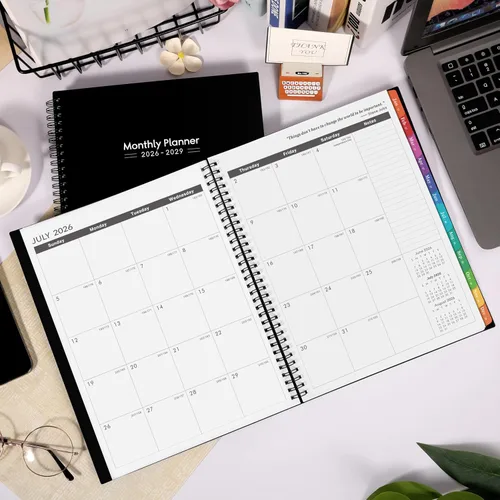 Vista 8 de Agenda mensual 2026-2028 – Agenda mensual de 3 años 2026-2028, enero de 2026 a diciembre de 2028, 9 x 11 pulgadas, planificador de calendario de 36