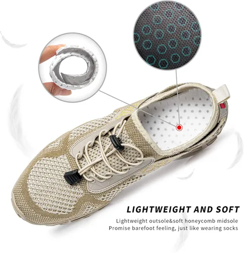 Vista 3 de SOBASO Zapatos de agua para mujeres y hombres de secado rápido para natación playa deportes acuáticos buceo senderismo vela viajes
