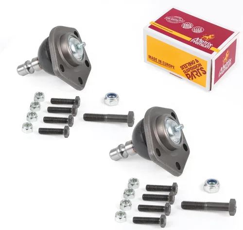 Vista 88 de Metrix - 2 juntas de rótula superior delantera K3134T para Dodge Ram 1500 4WD 94-01, Ram 2500 4WD 94-99, Jeep Cherokee 84-01, Wrangler 97-17