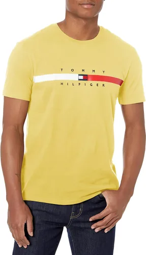 Vista 16 de Tommy Hilfiger Mens Short Sleeve Tino T-Shirt Manzana roja