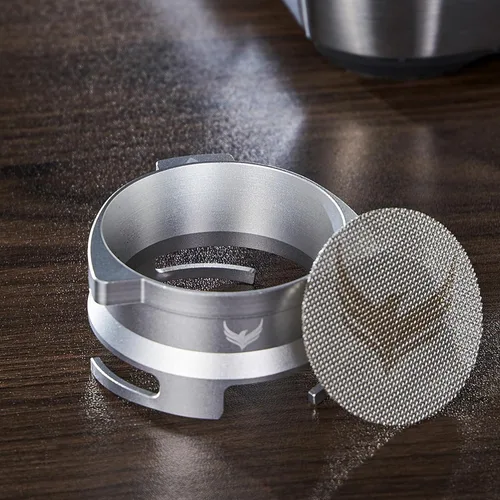 Vista 3 de Kit de accesorios de espresso de 2.126 in para Breville incluye manipulación de resorte, portafiltro sin fondo, caja de golpeo, juego de embudo