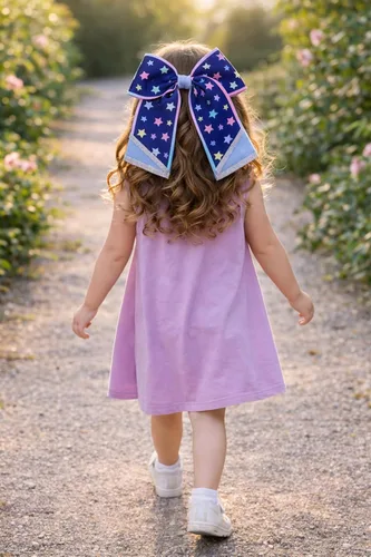 Vista 5 de lazos coleteros para niñas y adolecentes,diseño de estrellas,accesorios para el cabello,tamaño mediano de 6x7.5