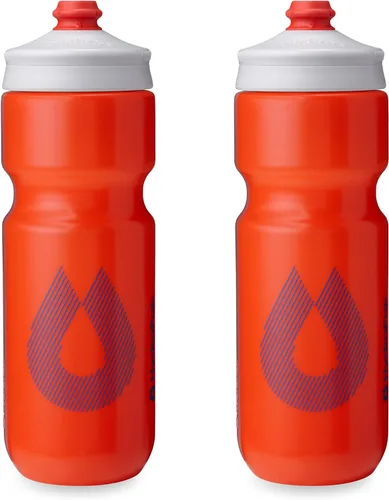 Vista 15 de HydraPak Breakaway Surge - Botella de agua ligera para bicicleta, paquete de 2 (20 onzas, 25 onzas, 30 onzas), botella de alto flujo, ciclismo