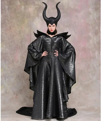 Vista 2 de CosplayDiy Disfraz de villana malvada para mujer, disfraz de reina de bruja