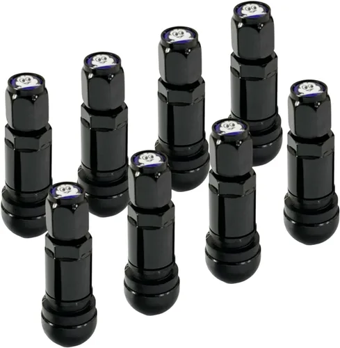 Vista 9 de 8 piezas de válvula de neumático sin cámara para automóvil, atornillado, aleación de aluminio, a prueba de explosiones, neumático, TPMS, vástago