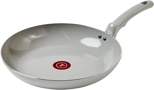 Vista 14 de T-Fal Revive - Sartén antiadherente de cerámica de 12 pulgadas, apta para horno hasta 350 °F, mango que se mantiene fresco, ollas y sartenes de Beige