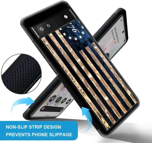 Vista 3 de DAIZAG Funda compatible con Google Pixel 6A, protección completa, a prueba de golpes, antiarañazos, funda de poliuretano termoplástico para hombre