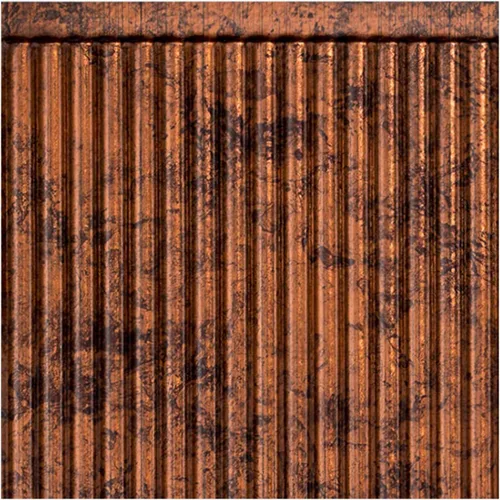 Vista 36 de FASÄDE Panel decorativo de mosaicos de vinilo en bermuda bronce (muestra de 6x6 pulgadas)