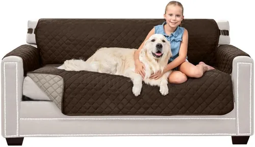 Vista 83 de Sofa Shield - Funda para sofá Loveseat con correa patentada, protector de cojín, funda reversible diseñada en EE. UU. resistente a manchas