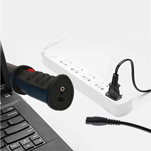 Vista 2 de Cable cargador para pistola aturdidora compatible con VTS-T03, VTS-195; Police 305, Police 928-58, Avenger, Guard Dog Security, Jolt, Stun Master