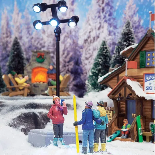 Vista 2 de Lemax Village Collection - Luces de campo con pilas #44755