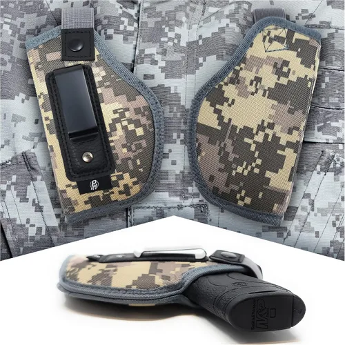 Vista 7 de IWB Gun Holster by PH - Concealed Carry Soft Material - Soft Interior - Fits M&P Shield 9mm.40.45 Auto/Glock 27 29 30 33 42 43 / Ruger LC9, LC380