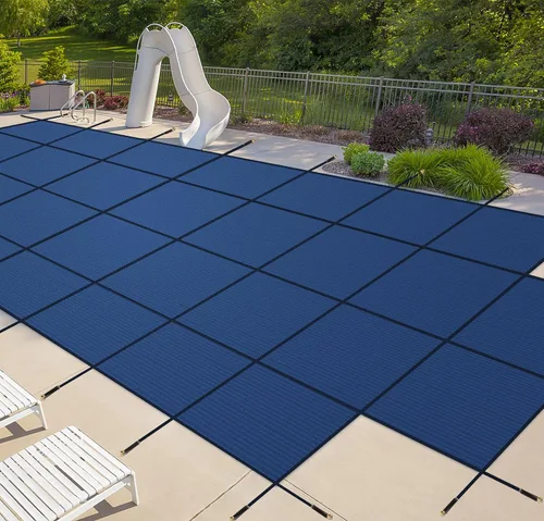 Vista 12 de iCOVER Cubierta de seguridad para piscina interior, 20x40 pies rectangular, cubierta de seguridad de invierno para piscinas interiores, cubierta