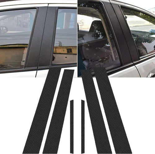 Vista 10 de x xotic tech Calcomanía precortada para cubierta de ventana lateral de poste de pilar, compatible con Honda Accord Sedan 8ª generación 2008-2012