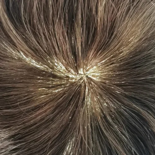 Vista 148 de Toupee para hombre 100% cabello humano real tupé para hombres 0.004 in piel de poliuretano para hombre, sistema de reemplazo de piezas de pelo