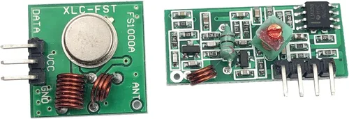 Vista 6 de FainWan 5 juegos de transmisor + receptor 433M Módulo transceptor súper regenerativo de alta frecuencia compatible con alarma antirrobo