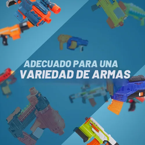 Vista 7 de EKIND 100 piezas de 2,83 pulgadas diseño hueco TPR dardos de cabeza suave rellenos de espuma tipo bala para armas Nerf N-strike Elite, 100, Blanco