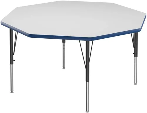 Vista 47 de Correll - Mesa rectangular de 24 x 36 pulgadas, mesa de actividades superior de borrado en seco, altura ajustable (19 a 29), laminado de alta