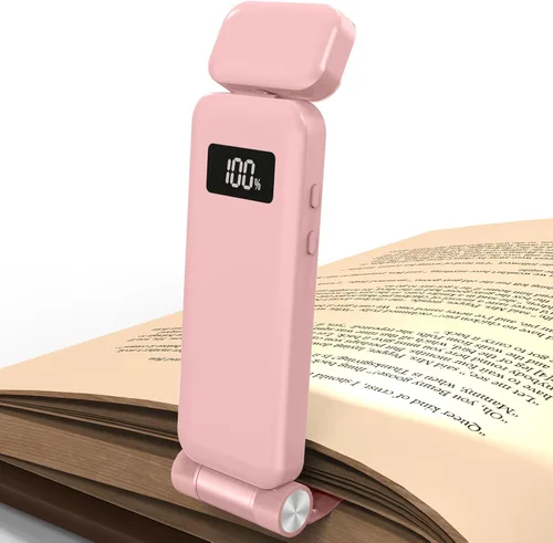 Vista 12 de KTEBO Luz de libro recargable para leer en la cama, lámpara de lectura de 1 Negro
