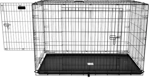 Vista 8 de Jaula grande con doble abertura Precision Pet, negra, Negro