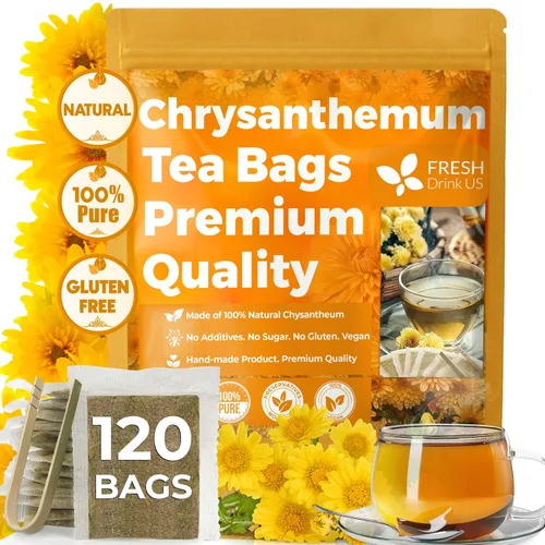 Vista 23 de FreshDrinkUS, 40 bolsas de té de raíz de bardana premium, 100% natural y puro de raíz de bardana. Fabricado con bolsas de té de material natural.